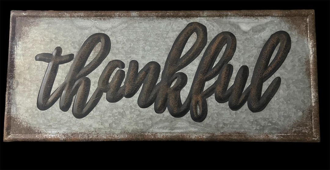 Thankful sign