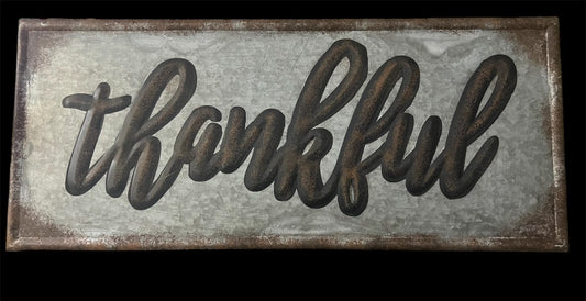 Thankful sign