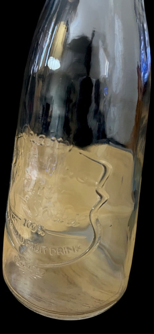 Juice bottle with cork