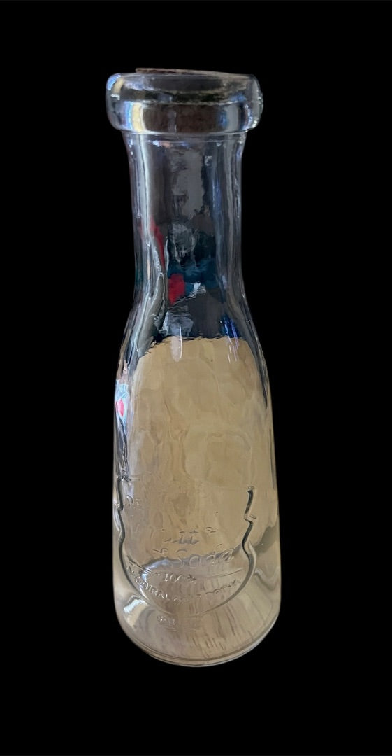 Juice bottle with cork