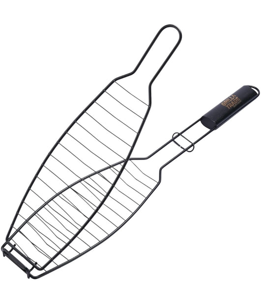 Fish grilling basket