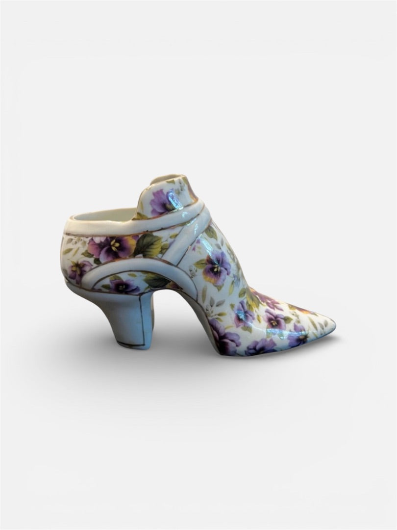 Formalities by Baum Bros porcelain high-heeled shoe figurine