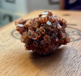 Orange Aragonite Cluster
