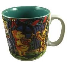 Disney Winnie the Pooh winter mug 1997