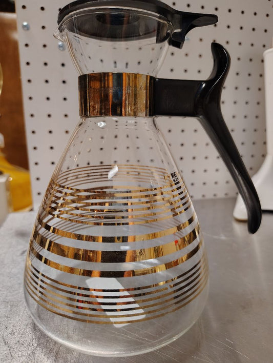 MCM Pyrex Coffee carafe-Bakelite Handle