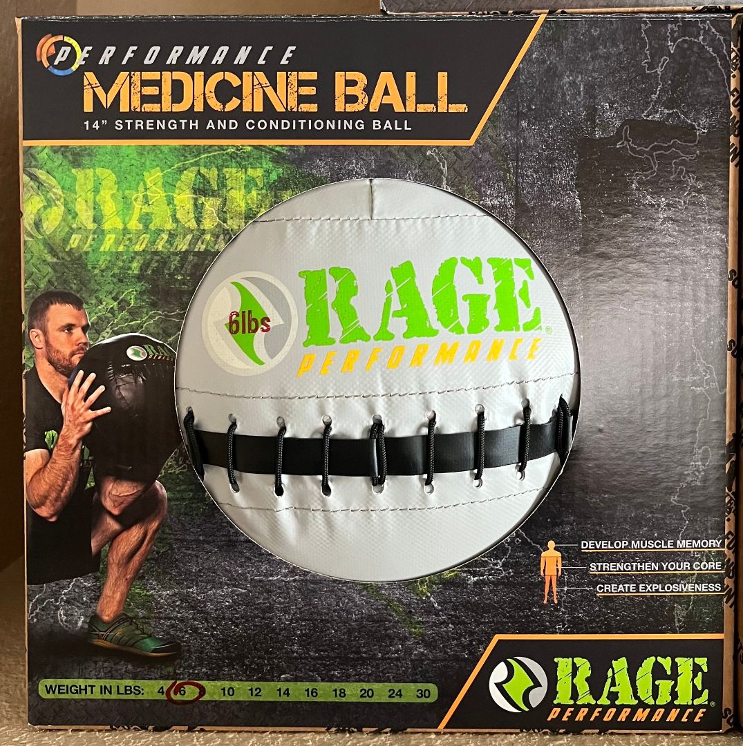 Gray Rage Rage Performance 14 Inch 6 Lbs. Medicine Balls, 14"