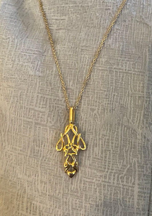 Barbra Mandrell Gold-Tone Necklace