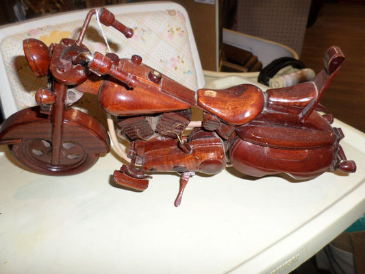 Wooden Motorcycle (Larger)