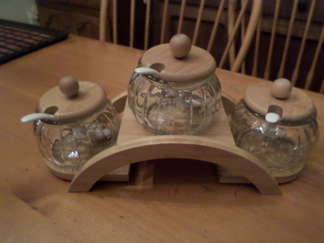 Glass Pumpkin Spice Jars