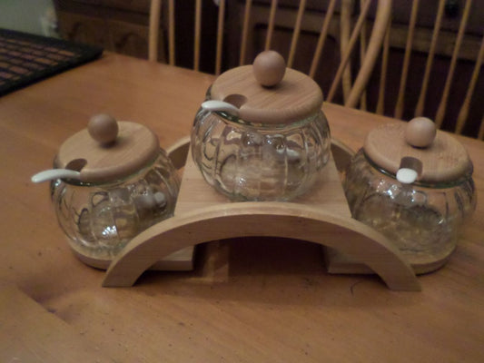 Glass Pumpkin Spice Jars