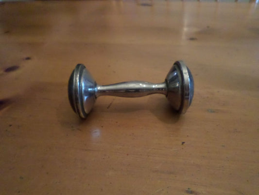 Antique Silver Baby Rattle