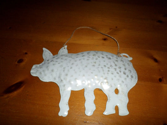Metal Pig Wall Decoration