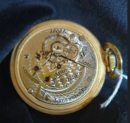 Hamilton 924 - 17 Jewels - Size 18s - Train case - Serviced