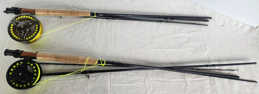 Multi-Colored Sougayilang New Souigayilang Classic Flyfishing Rod & Reel Combo with case, 8'