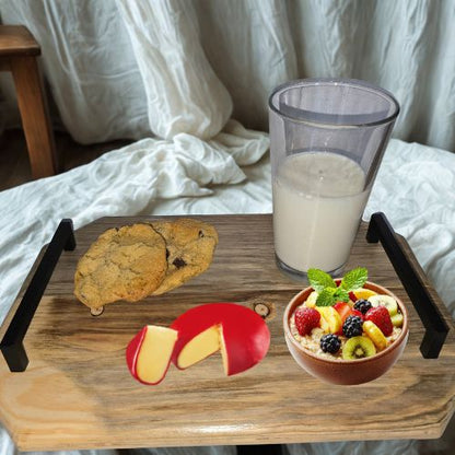 Blue Beatle Pine Wood Handmade Charcuterie/ Serving Board, 14 x 9.5 x 2