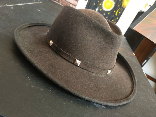 Black Gambler Cowboy Hat Med LiteFelt