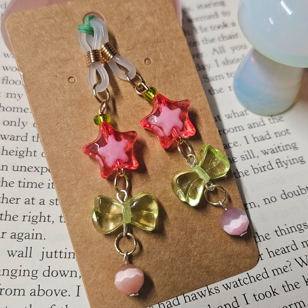 Stars n bows Glasses charm