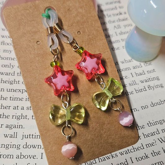 Stars n bows Glasses charm