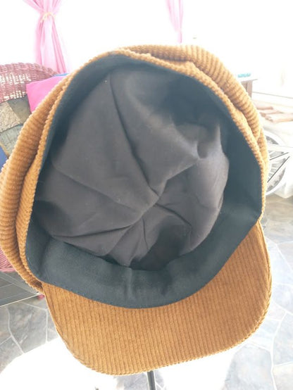 Corduroy Cap Brown
