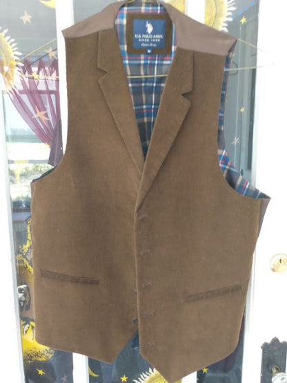 Brown Corduroy Vest