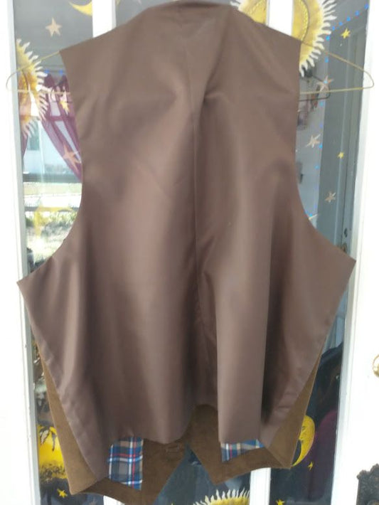 Brown Corduroy Vest