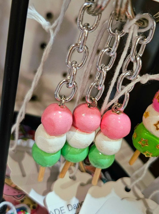 HAND-MADE Dango Clay Keychain