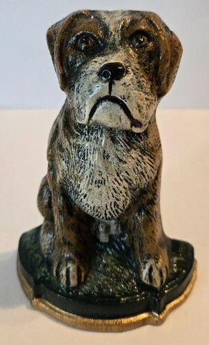 Vintage Cast Iron Bulldog Doorstop