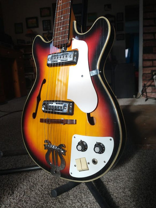 Sunburst Teisco Teisco EP-7 Hollowbody Guitar