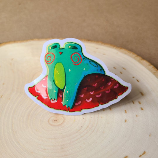 Frog Stool Sticker