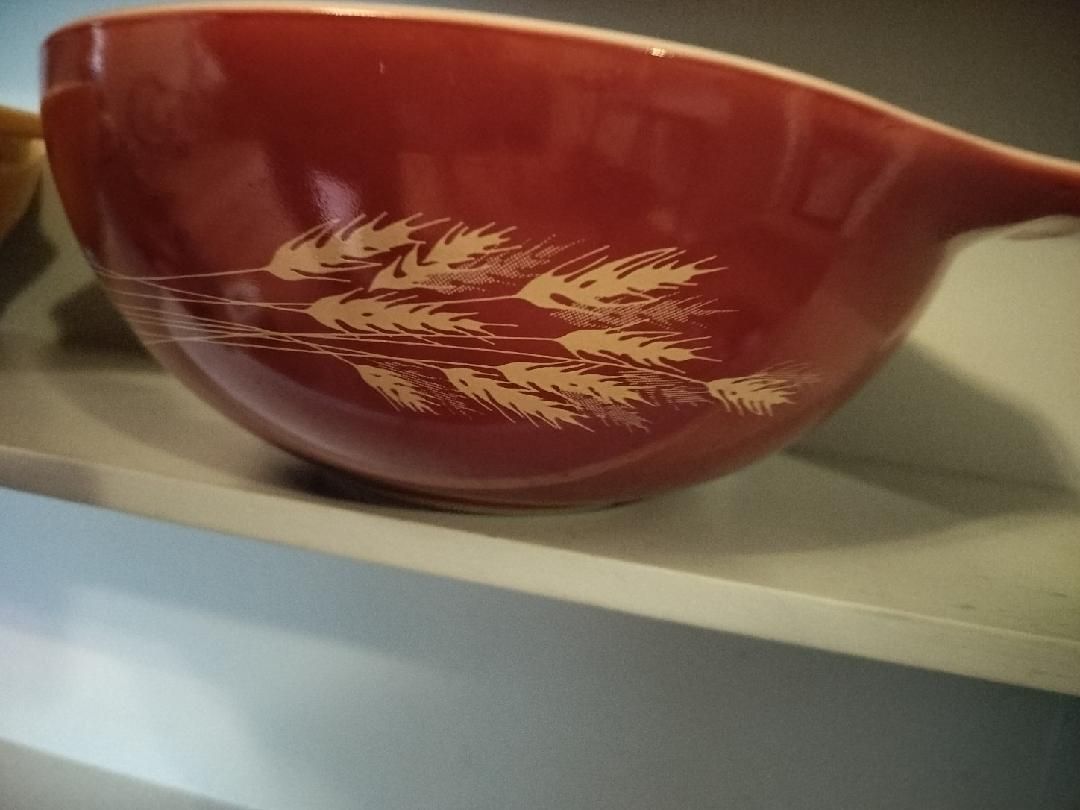 Pyrex 045 Cinderella wheat set of 4 LR