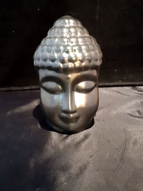 Buddha head statue