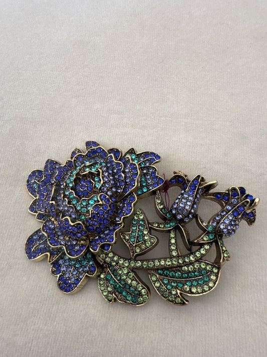 Large floral brooch