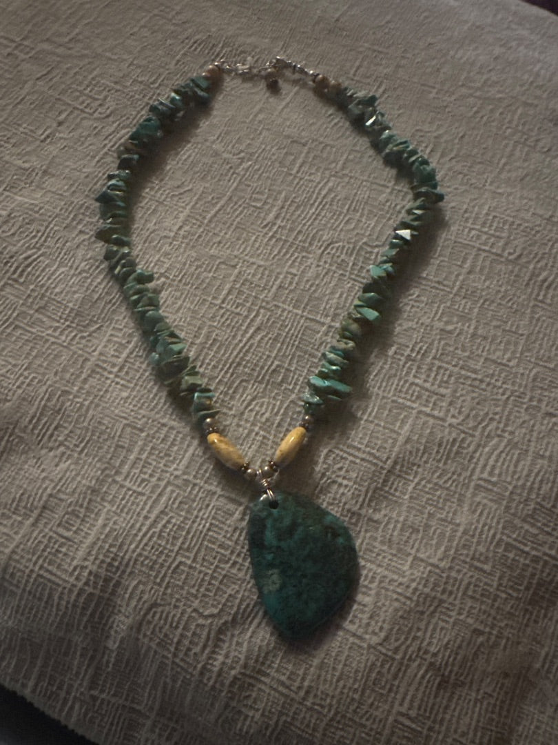 925 Agate Statement Necklace