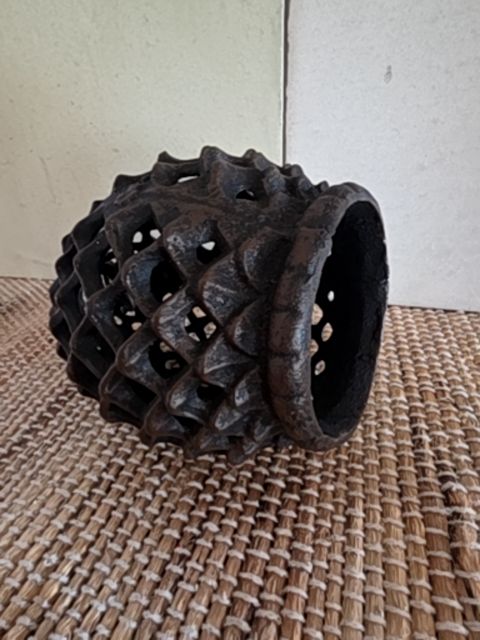 Iron pine cone lantern