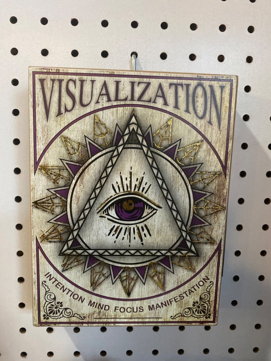 #4 VISUALIZATION INTENTION EYE WALL DECOR