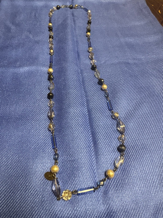 Blue Beaded Necklace