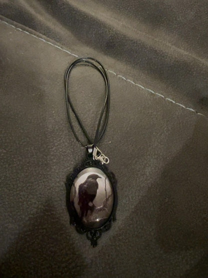 Raven necklace