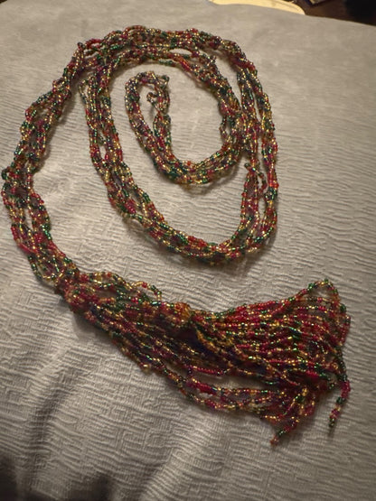 Beaded Tassel Necklace