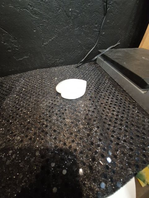 White  Selenite, Heart Shaped, 2.3"/59 mm