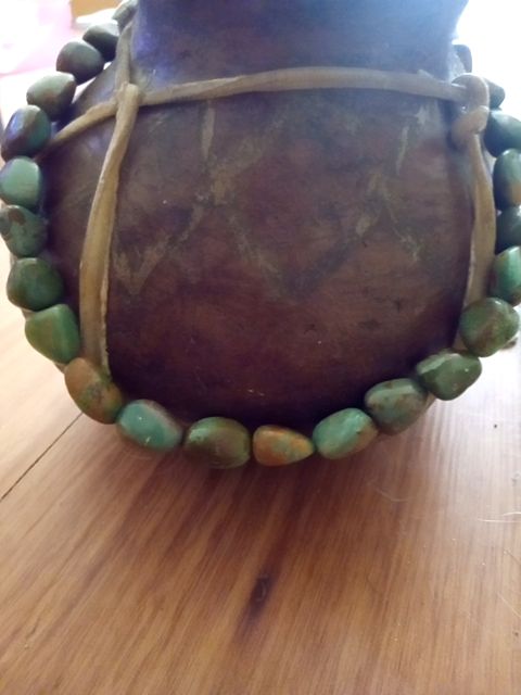 silver, turquoise Vintage Necklace