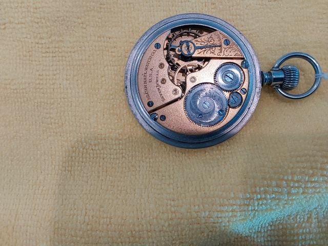 Silver Elgin Silver 16 size Elgin Pocket Watch