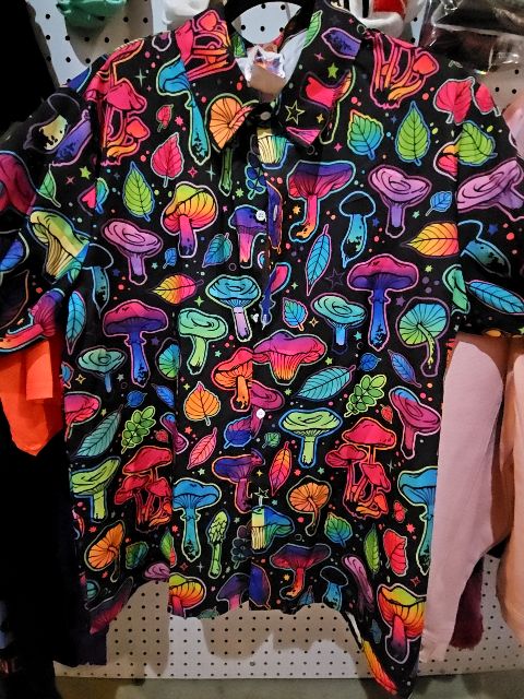 Rainbow Nature Long sleeve Rainbow mushroom, Medium