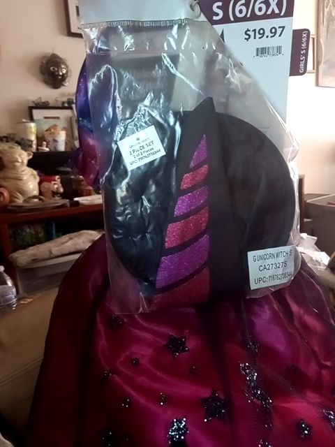 New Halloween unicorn witch costume, 6
