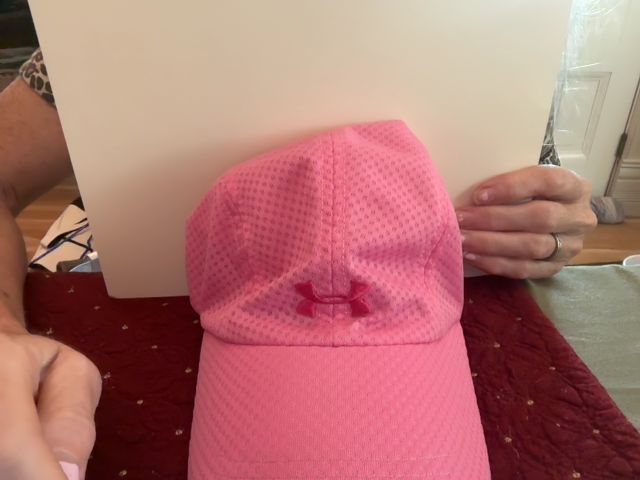 Pink Under Amour Cap, adjustable