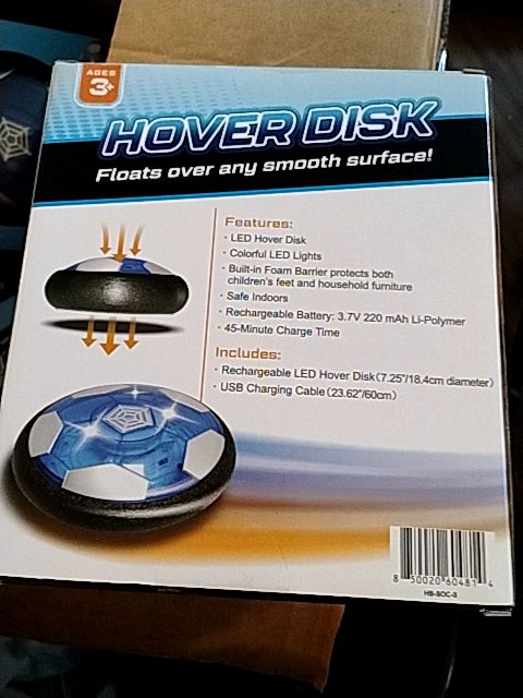 Blue & Gray MinnArk Sports Hover Disk, 7.25 Diameter