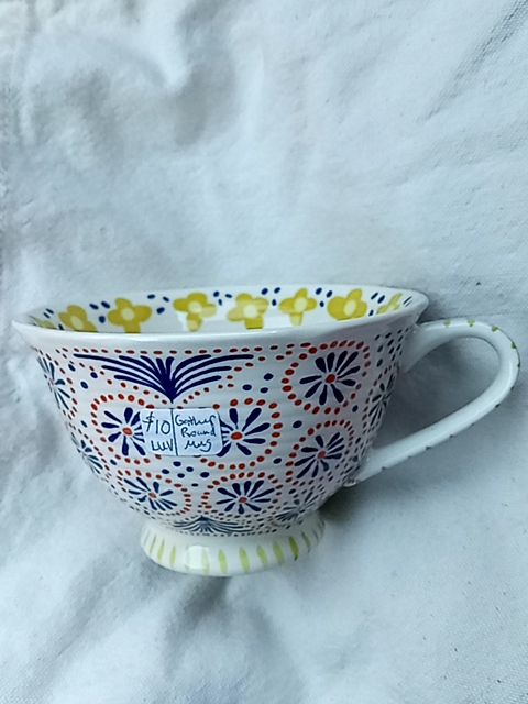 Gather round Anthropologie teacup mug