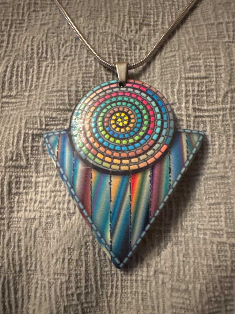 Multi Unknown Wood triangle set