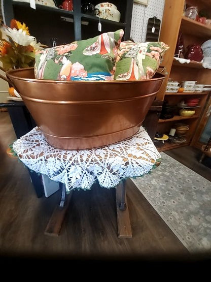 Copper galvanized tub