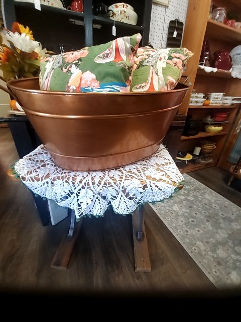 Copper galvanized tub