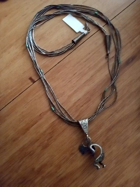 Sterling silver, turquoise Vintage Necklace